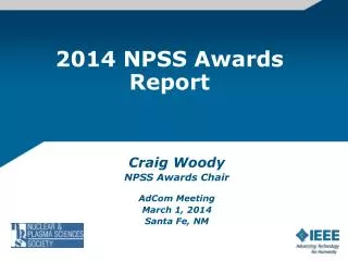 2014 NPSS Awards Report