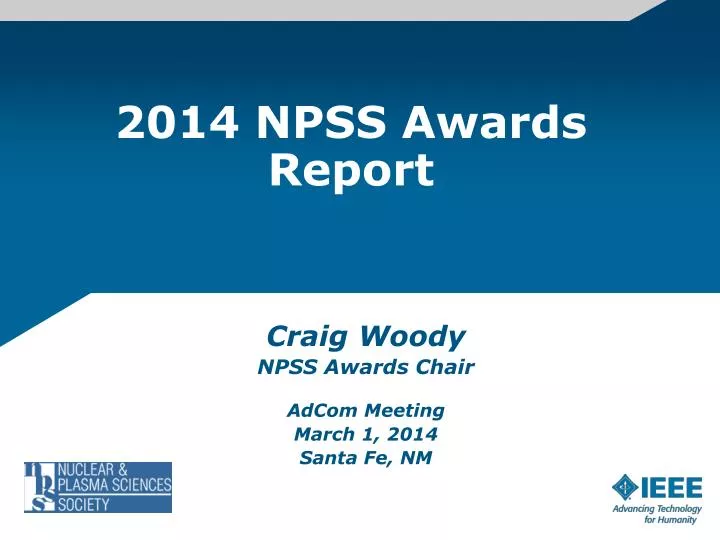 2014 npss awards report