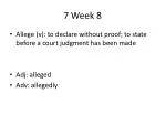 Understanding Key Vocabulary: Allegation, Quenching Desires, and More - slide 1