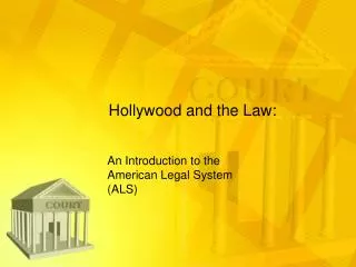 Hollywood and the Law: