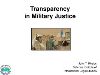 Transparency in Military Justice