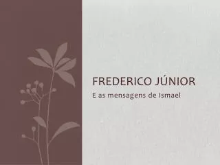 Frederico júnior