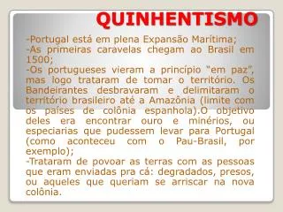 QUINHENTISMO