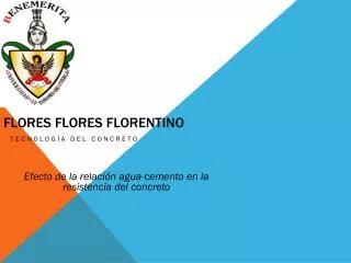 Flores Flores Florentino
