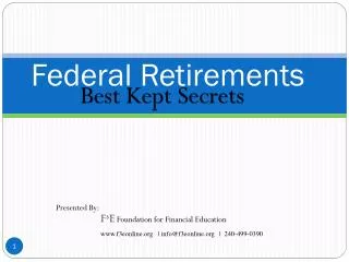 Federal Retirements