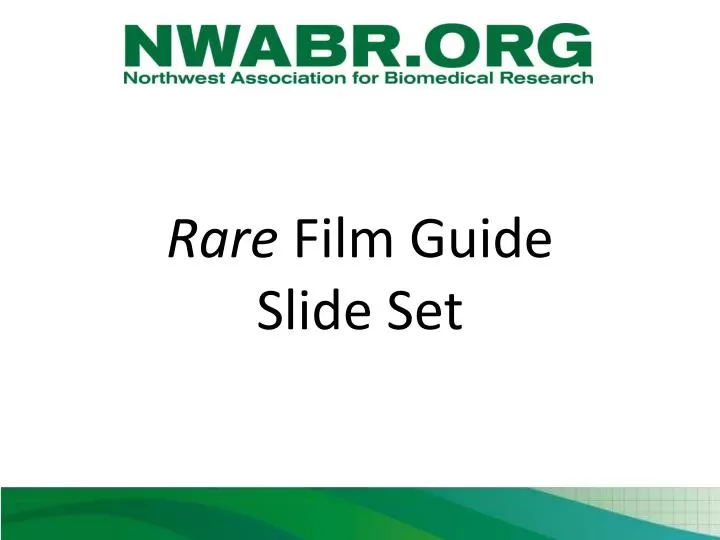 rare f ilm guide slide set