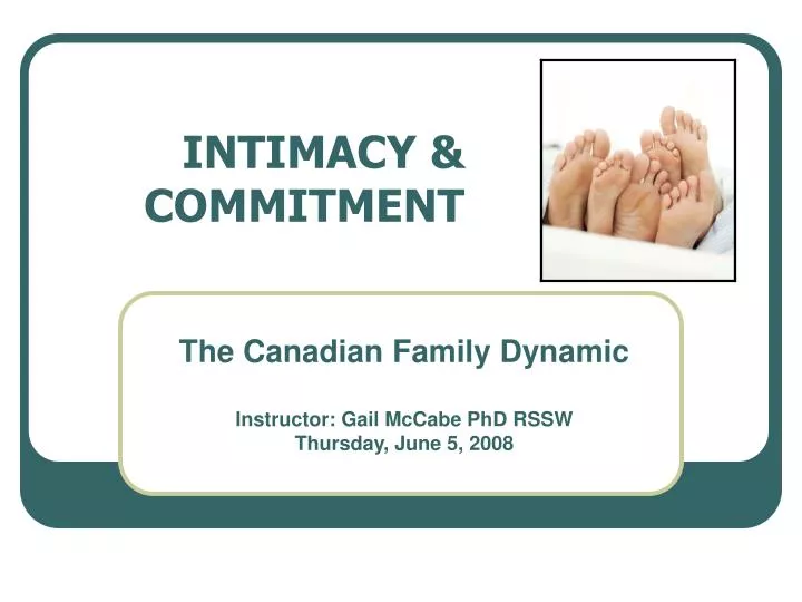 intimacy commitment