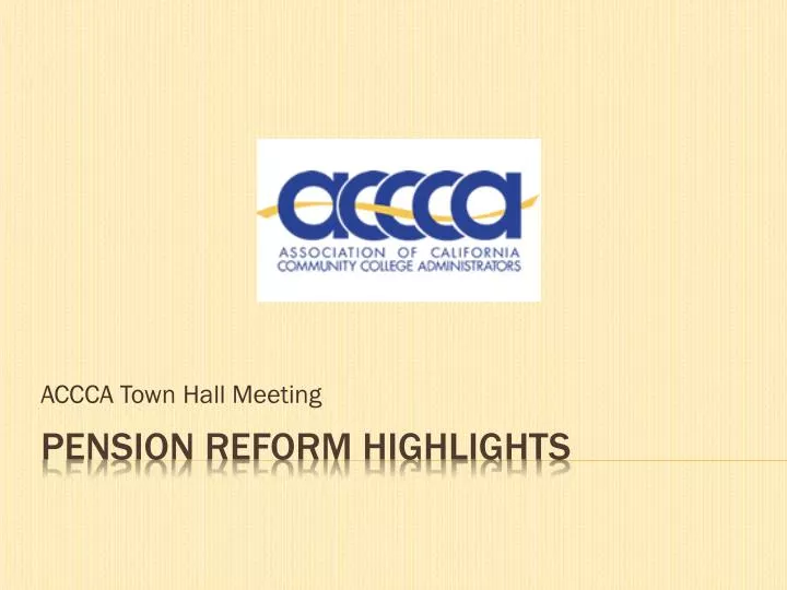 accca town hall meeting