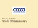 Pension reform highlights - slide 1