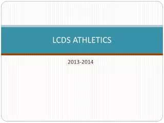 LCDS ATHLETICS