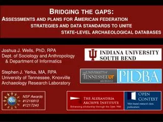 Bridging the gaps: Assessments and plans for American federation