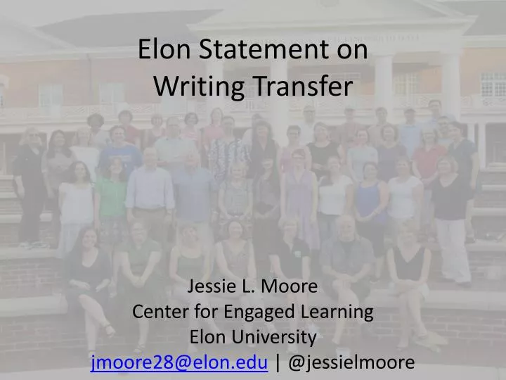 elon statement on writing transfer