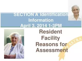 SECTION A Identification Information April 3, 2014 1-3PM