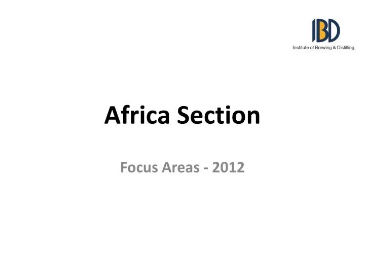 africa section