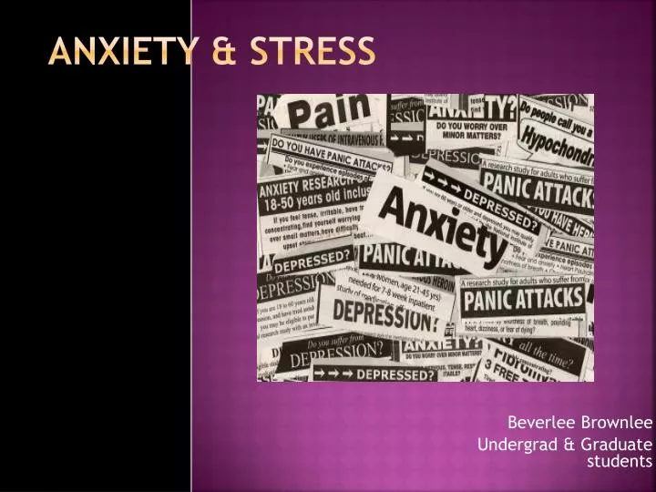 anxiety stress