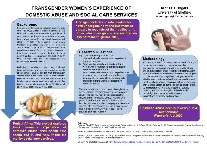 transgender women s experience of domestic abuse and social care services
