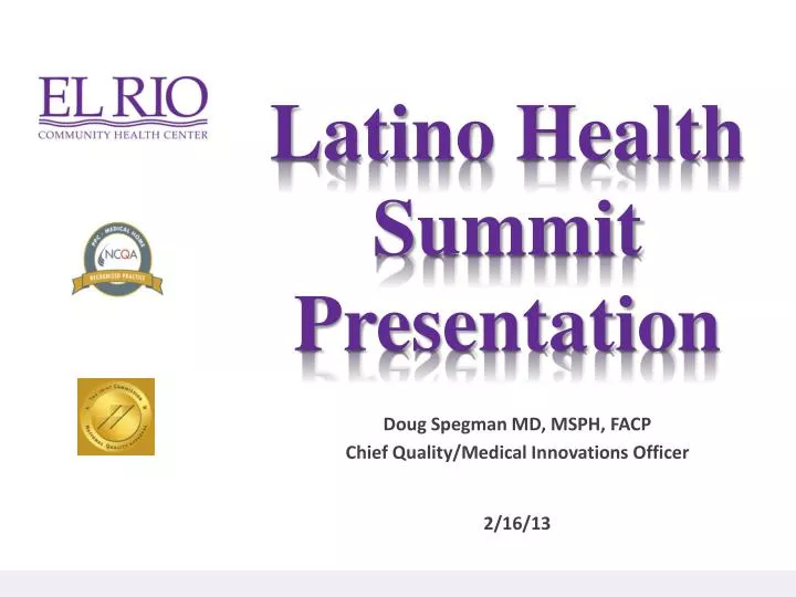 latino health summit presentation