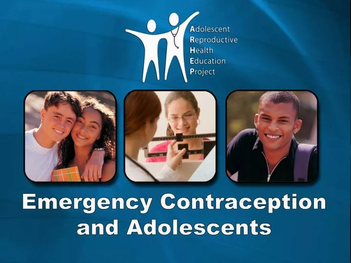 emergency contraception and adolescents