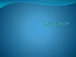 Hydration - slide 1
