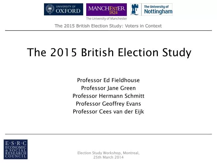 the 2015 british election study