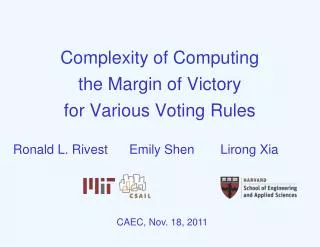 Complexity of Computing the Margin of Victory for Various Voting Rules