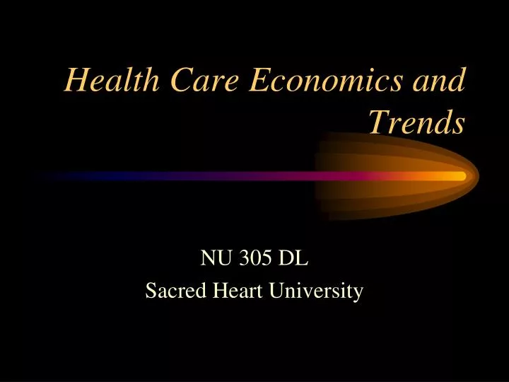 health care economics and trends