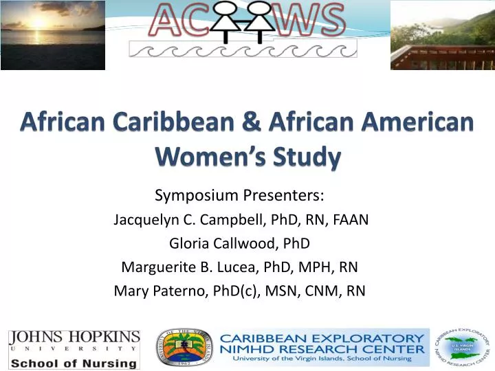 african caribbean african american women s study