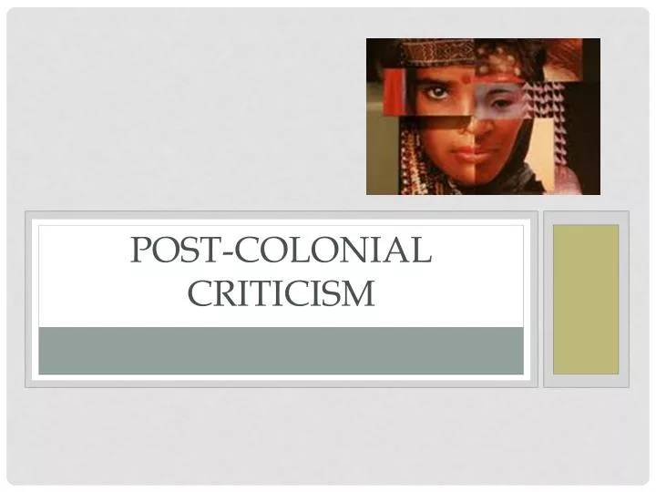 post colonial criticism