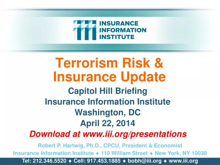 terrorism risk insurance update