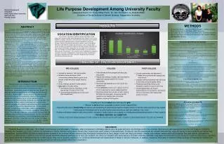 Life Purpose Development Among University Faculty