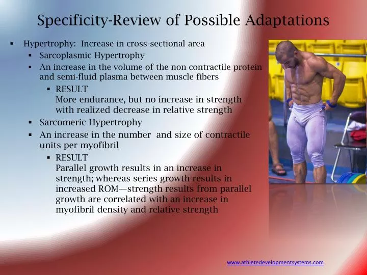 specificity review of possible adaptations