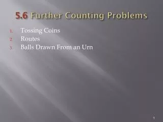 5 6 further counting problems