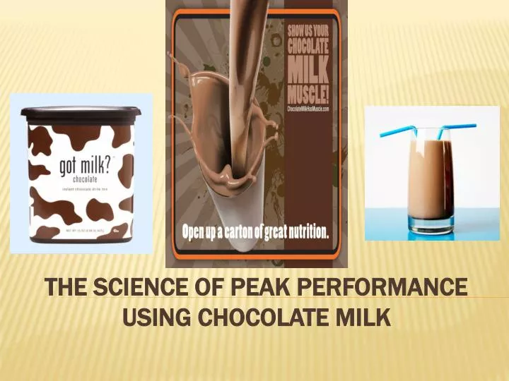 the science of peak performance using chocolate milk