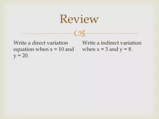review