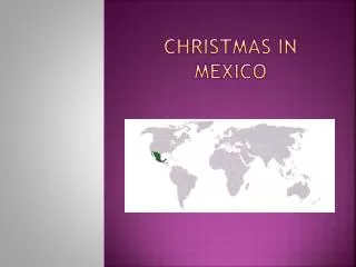 Christmas in mexico