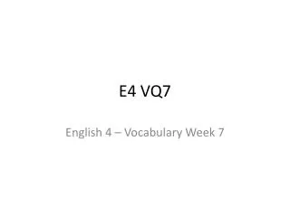 E4 VQ7