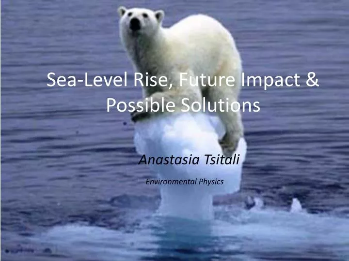 sea level rise future impact possible solutions