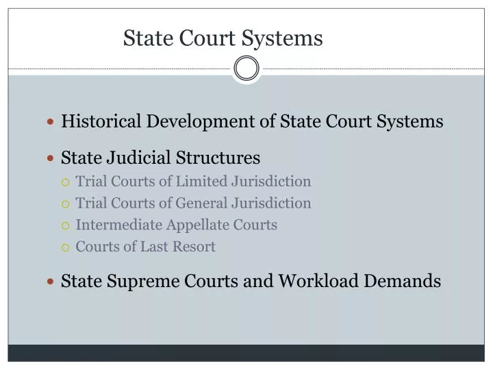 state court systems