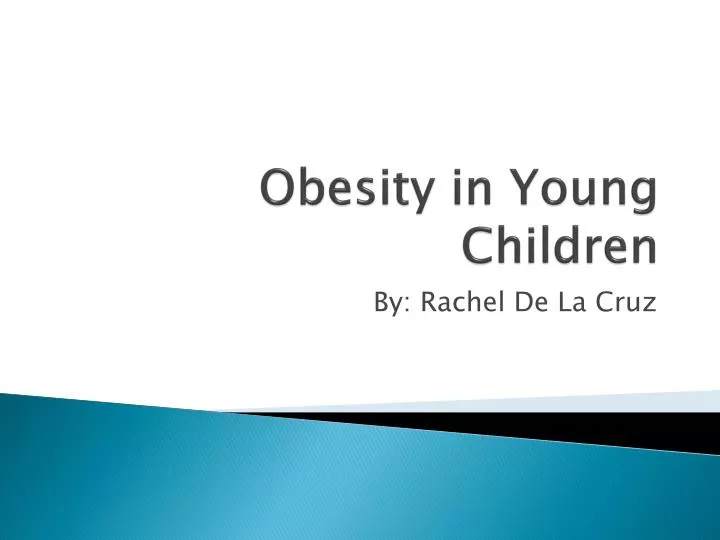 obesity in young children