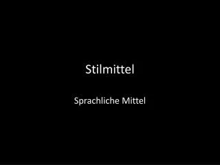 stilmittel