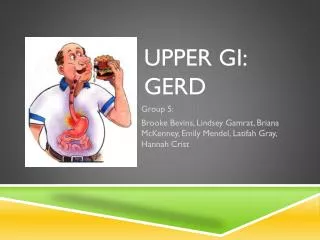 Upper GI: GERD