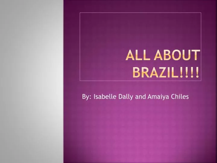 all about brazil