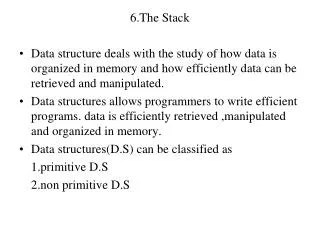 6.The Stack