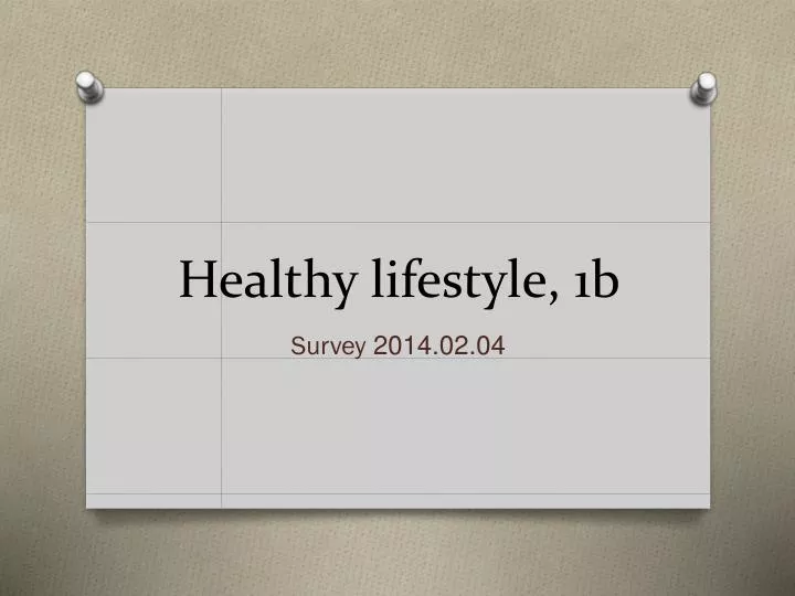 healthy lifestyle 1b