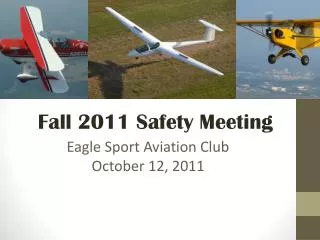 eagle sport aviation club october 12 2011