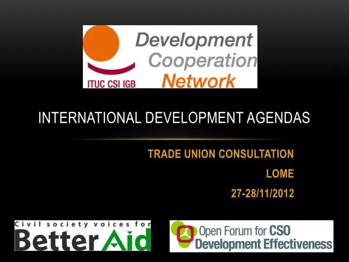 international development agendas