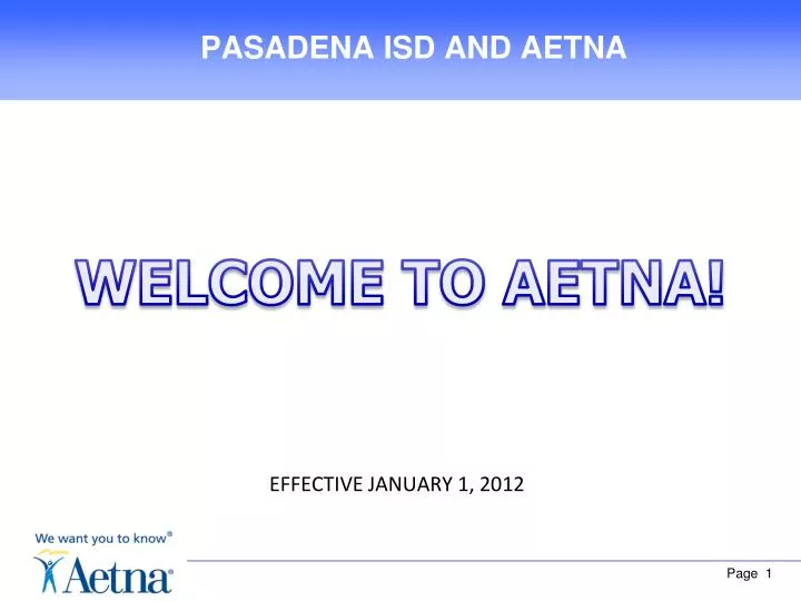 pasadena isd and aetna