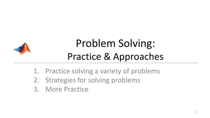 problem solving practice approaches