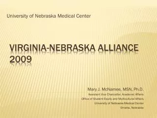 Virginia-Nebraska Alliance 2009