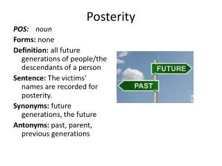 Posterity